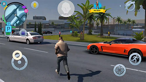 Gangster driving city car simulator game mod apk